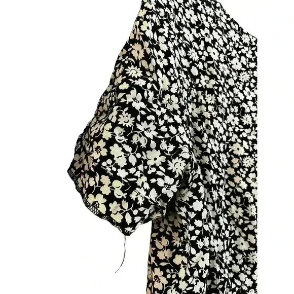 Polo Ralph Lauren Viscose Dress With Floral Pattern Short Sleeve Size 10 Flared - Picture 5 of 8